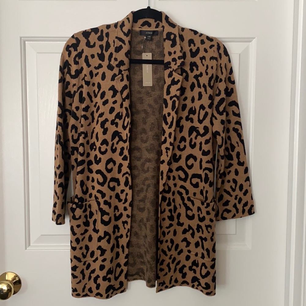 J.Crew Sophie Open-Front Sweater-Blazer, Size XXS